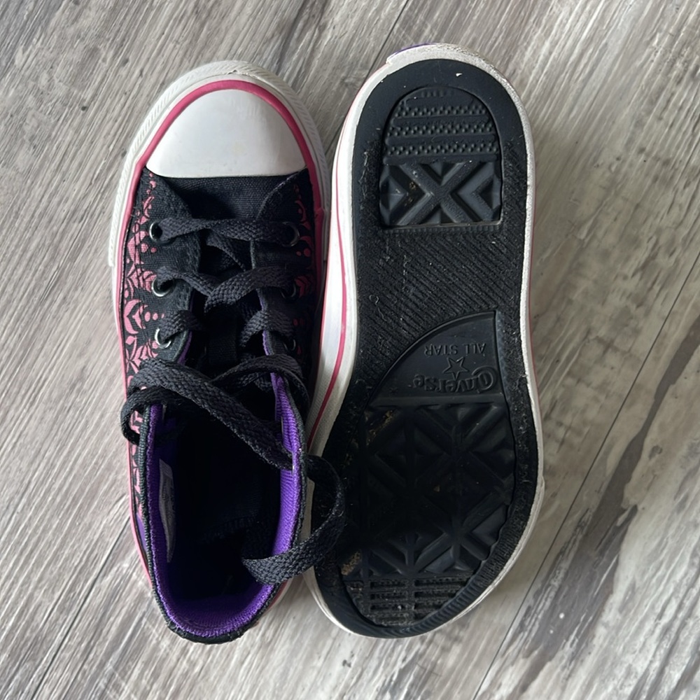 Converse Chuck Taylor All-Star Frozen 2 Anna Unisex Kids Sz 12 - Picture 4 of 6